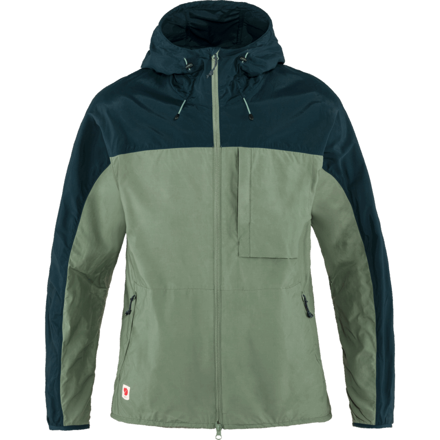 Fjällräven Patina Green-Navy High Coast Wind Jacket M