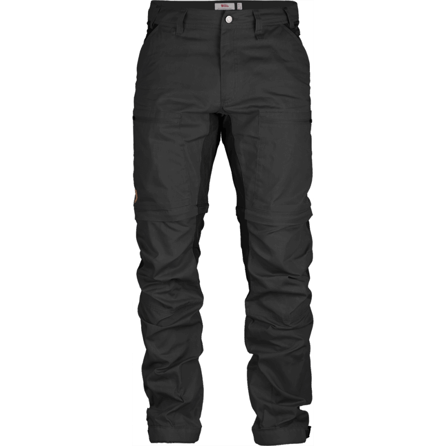 Abisko Lite Trekking Zip-Off Trousers M Regular Fjällräven Dark Grey/Black