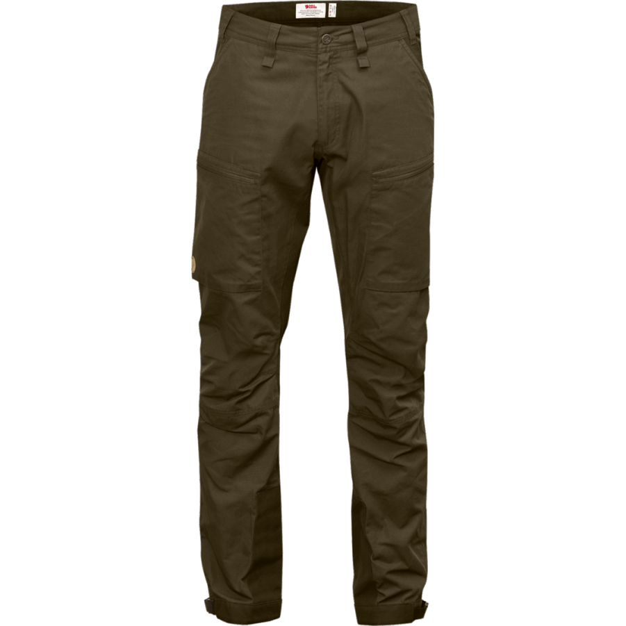 Fjällräven Dark Olive-Dark Olive Abisko Lite Trekking Trousers M Regular