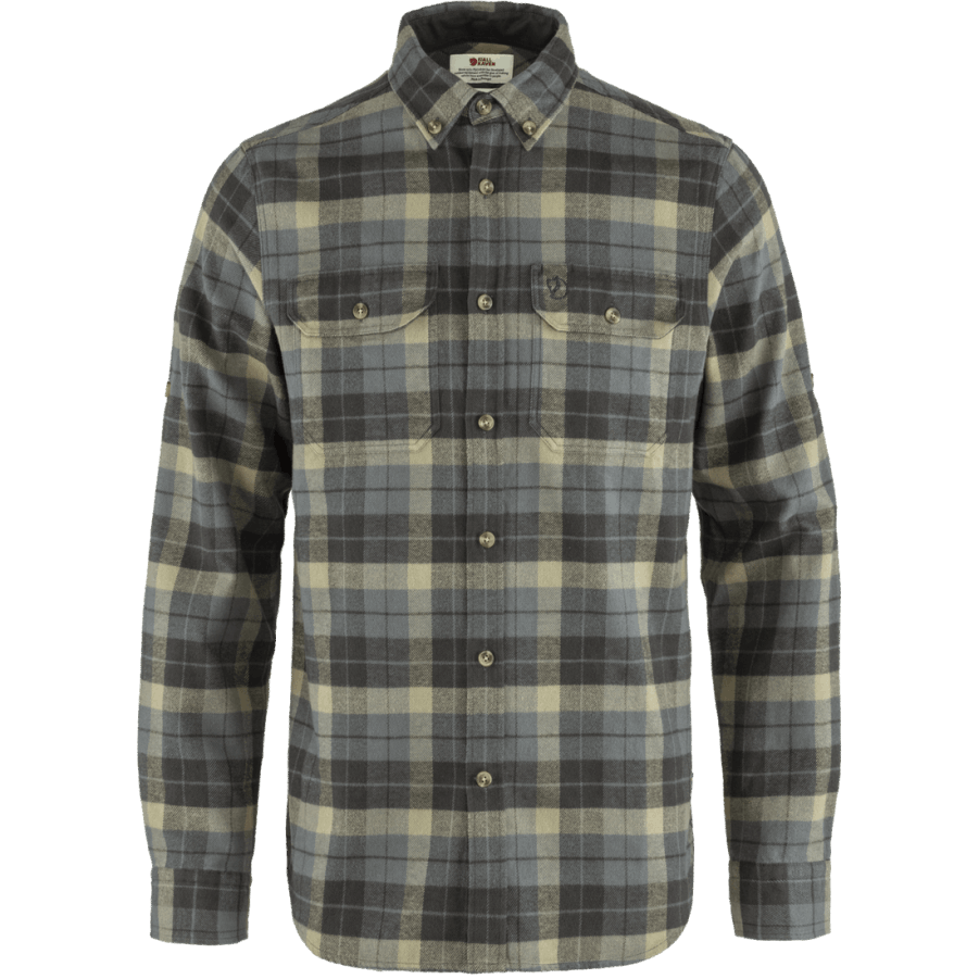 Fjällräven Super Grey/Stone Grey Singi Heavy Flannel Shirt M