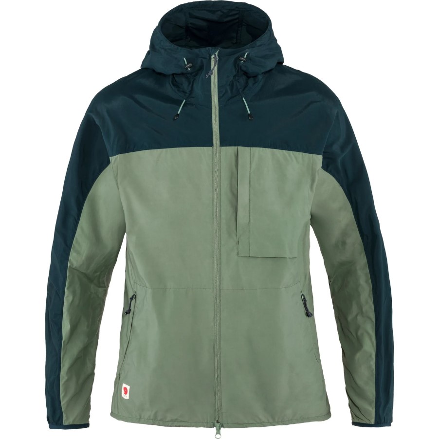 Patina Green-Navy High Coast Wind Jacket M Fjällräven