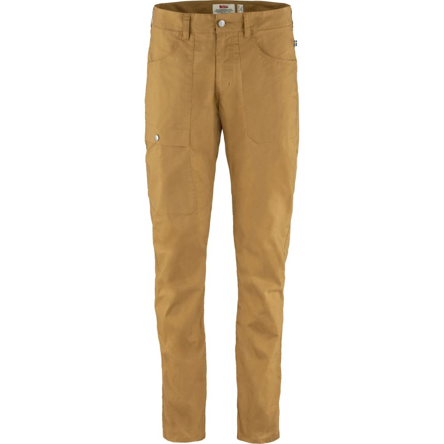 Buckwheat Brown Fjällräven Vardag Lite Trousers M Long