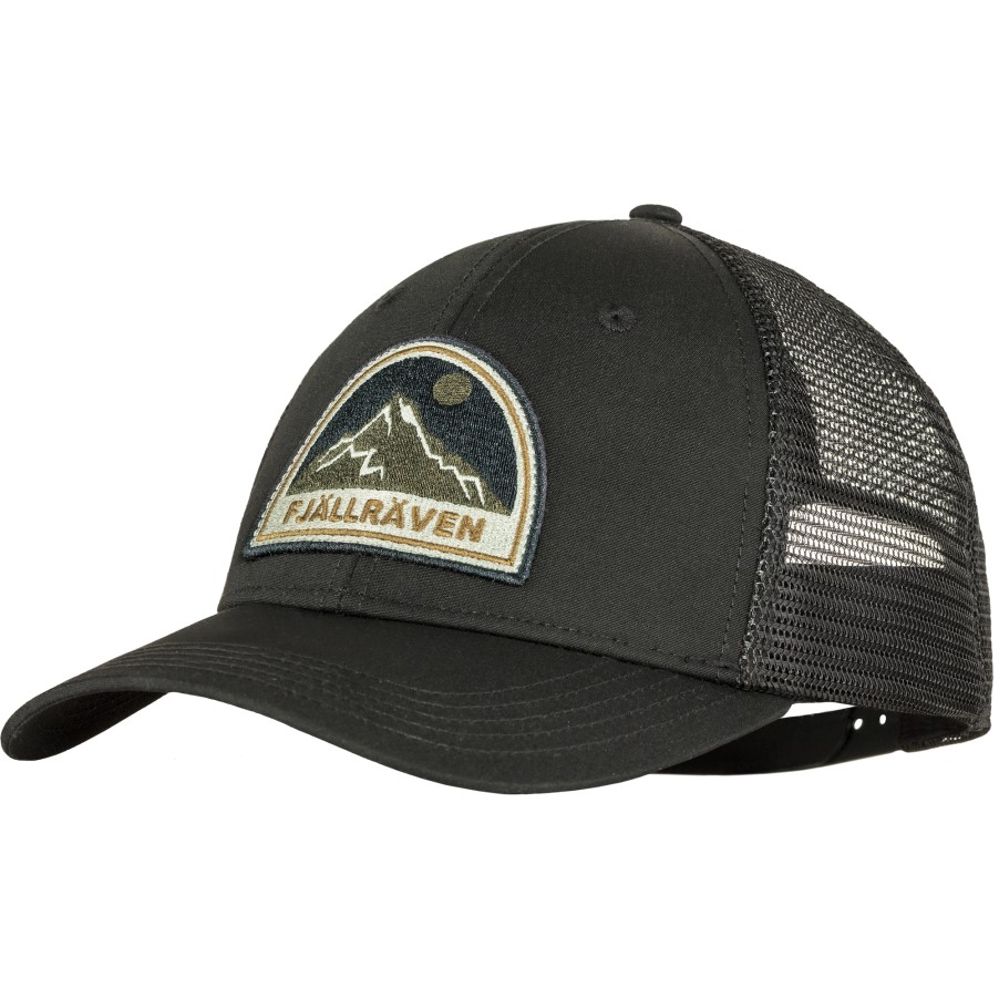 Black Fjällräven Brand Badge Långtradarkeps