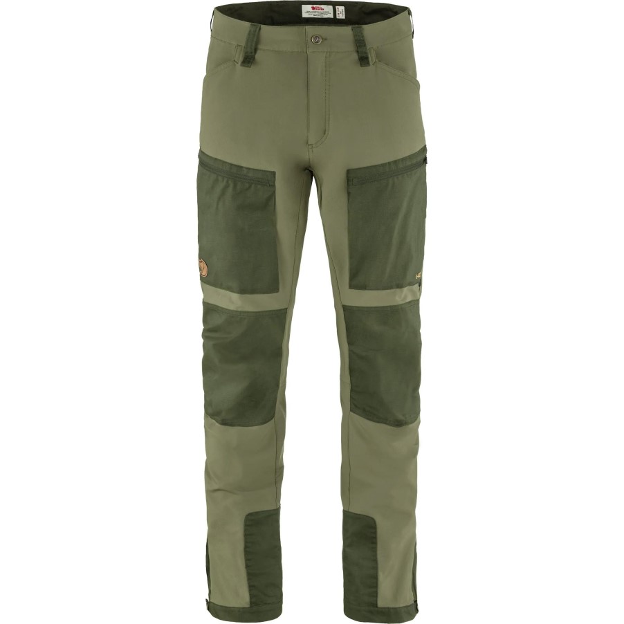 Laurel Green-Deep Forest Fjällräven Brand Keb Agile Trousers M