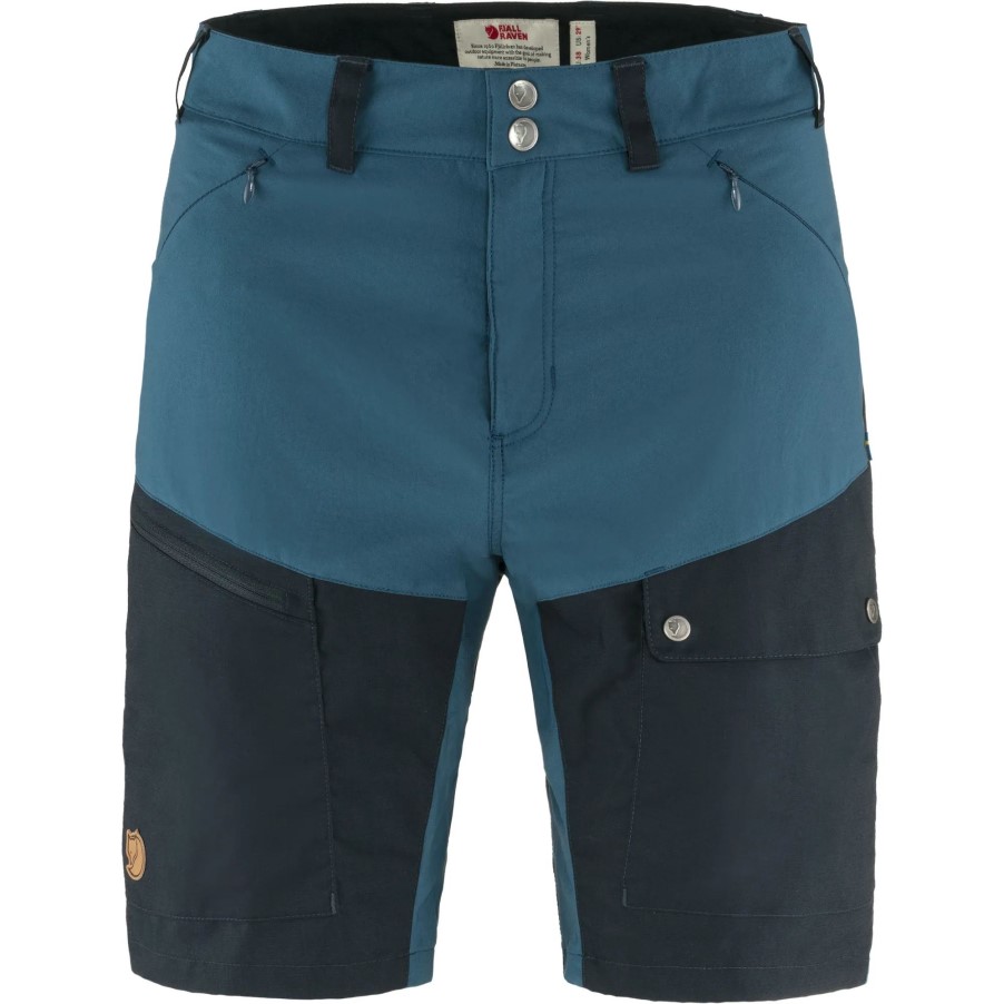 Fjällräven Brand Indigo Blue-Dark Navy Abisko Midsummer Shorts W