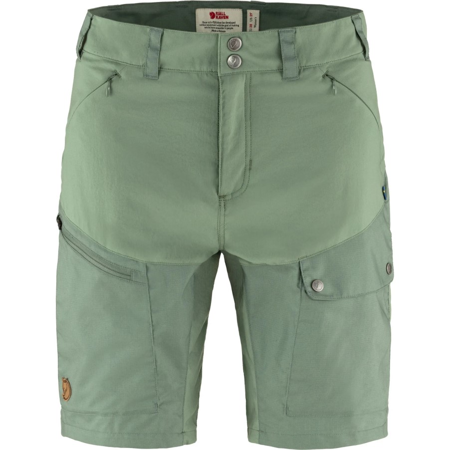 Jade Green-Patina Green Abisko Midsummer Shorts W Fjällräven Brand