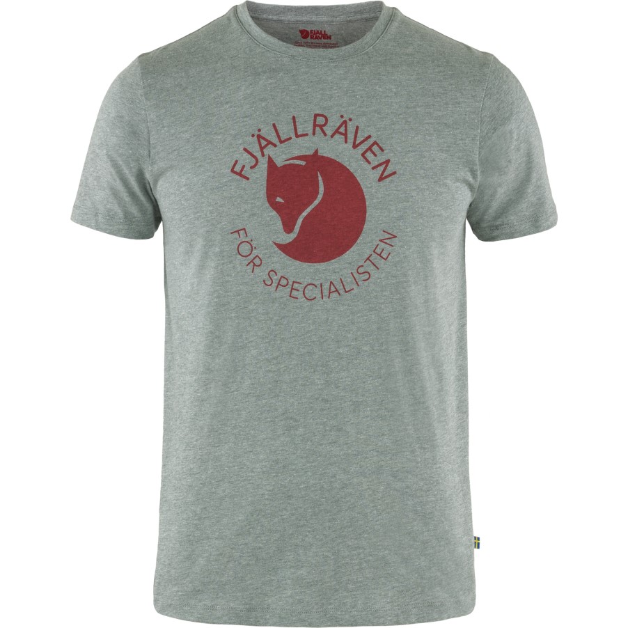 Fjällräven Grey Melange Fox T-Shirt M