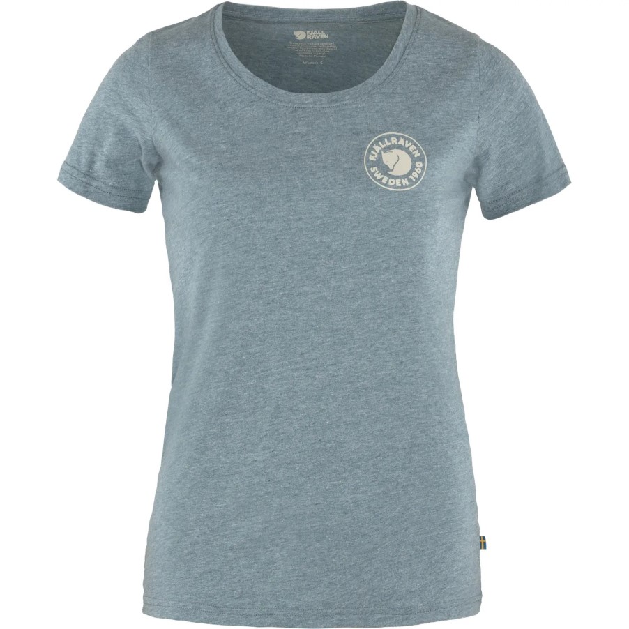 Fjällräven Indigo Blue-Melange 1960 Logo T-Shirt W