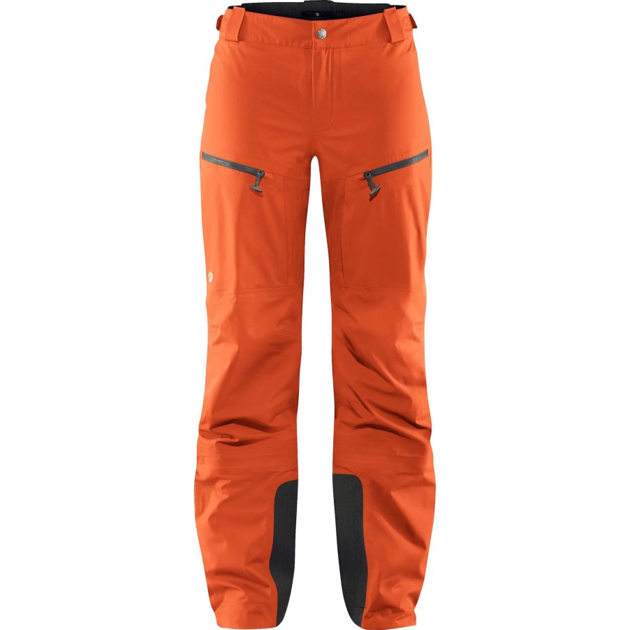Bergtagen Eco-Shell Trousers W Fjällräven Hokkaido Orange
