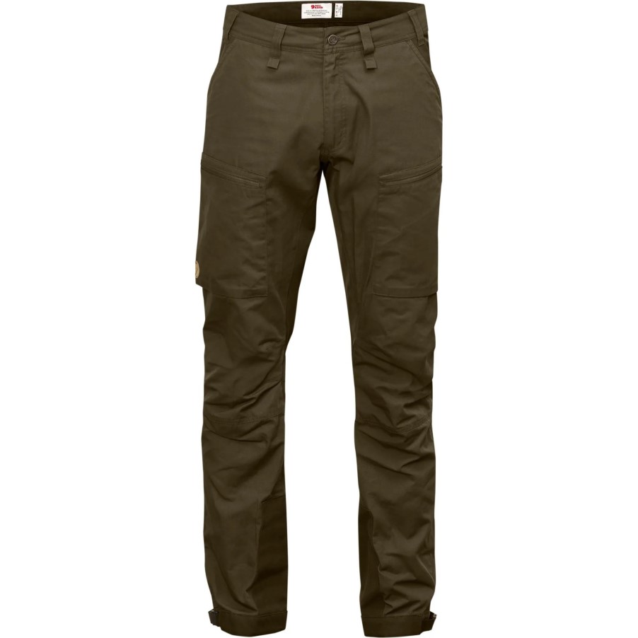 Fjällräven Olive Abisko Lite Trekking Trousers M Reg