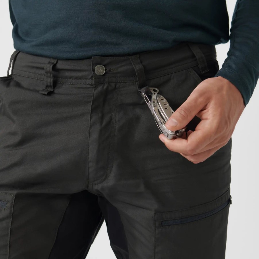 Fjällräven Olive Abisko Lite Trekking Trousers M Reg