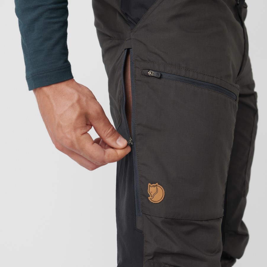 Fjällräven Olive Abisko Lite Trekking Trousers M Reg