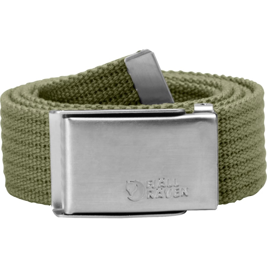Canvas Belt Green Fjällräven Brand