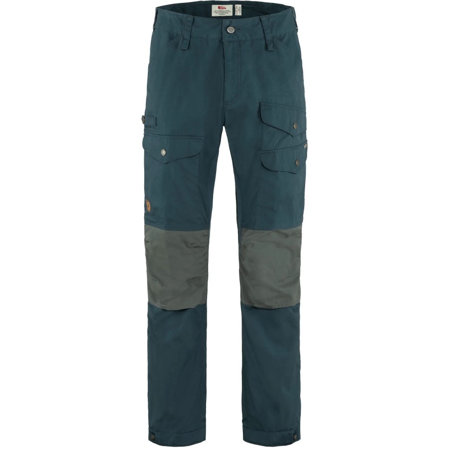 Mountain Blue-Basalt Fjällräven Vidda Pro Ventilated Trousers M Long