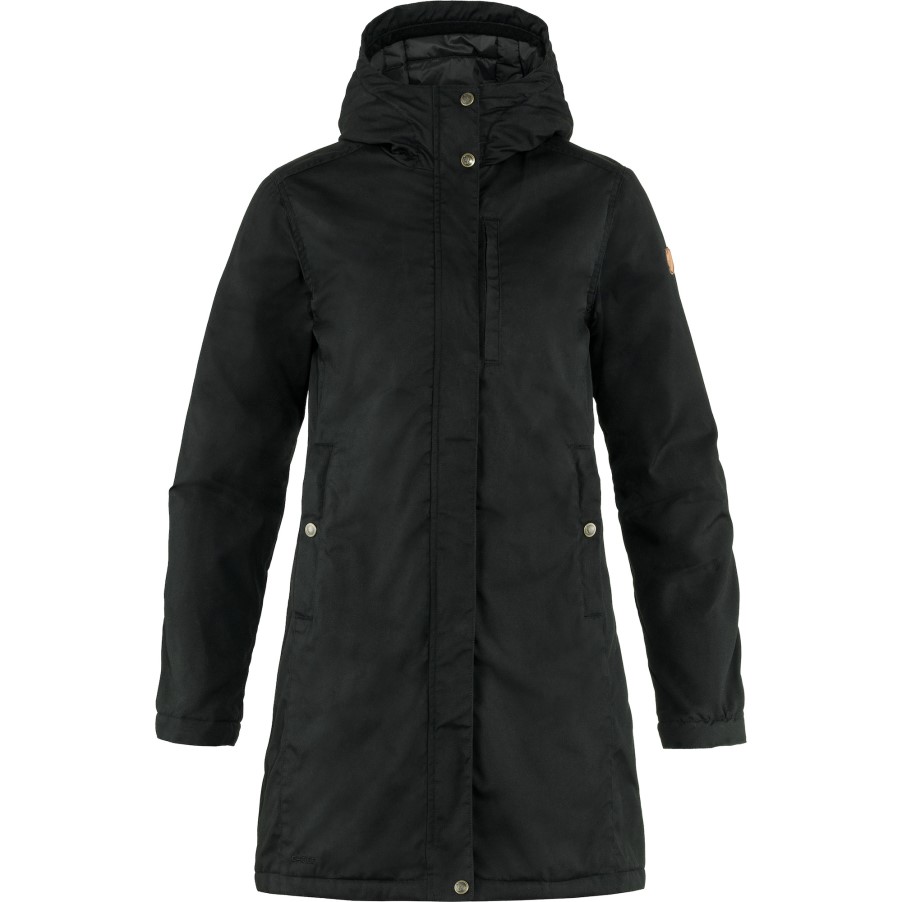 Black Fjällräven Kiruna Padded Parka W