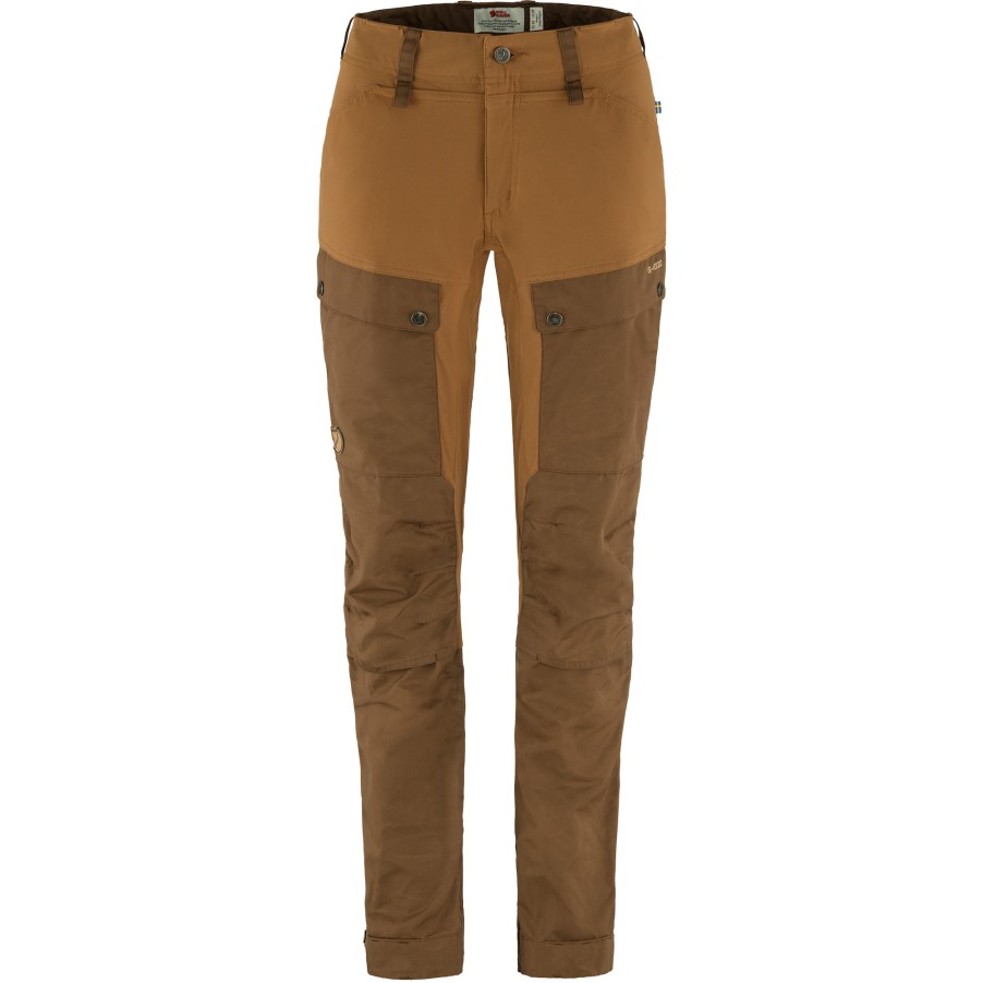 Timber Brown-Chestnut Keb Trousers Curved W Reg Fjällräven