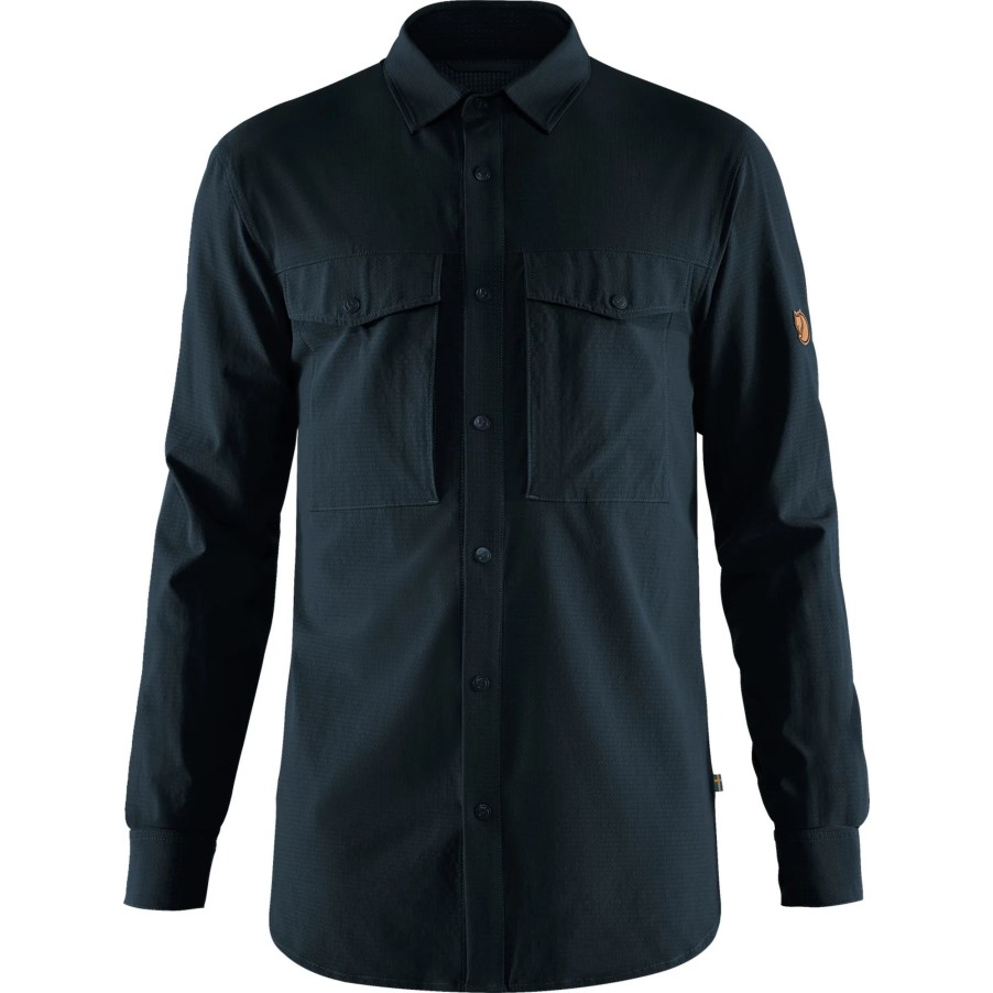 Abisko Trekking Shirt M Dark Navy Fjällräven
