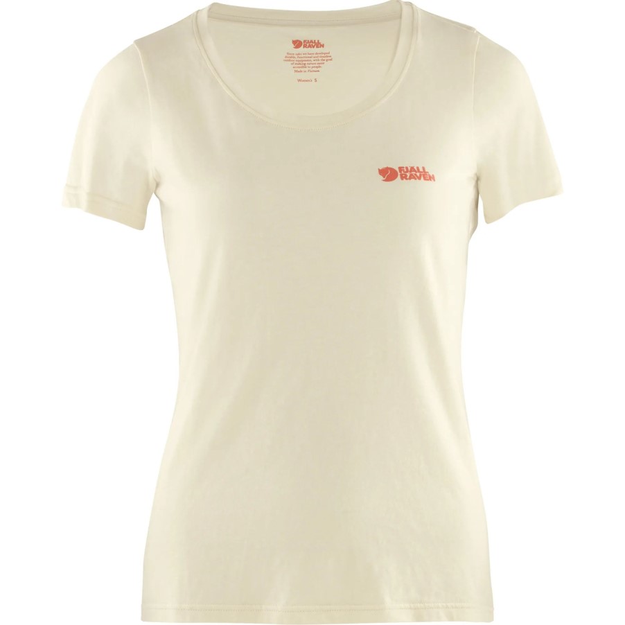 Chalk White Logo T-Shirt W Fjällräven
