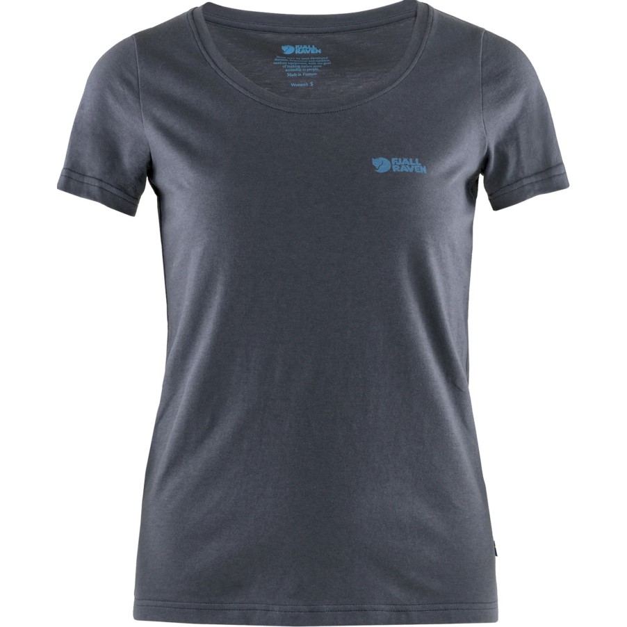 Logo T-Shirt W Navy Fjällräven