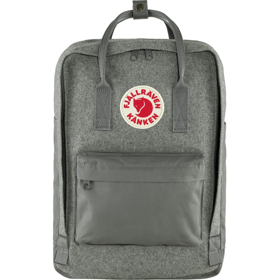 Kånken Re-Wool Laptop 15 Granite Grey Fjällräven