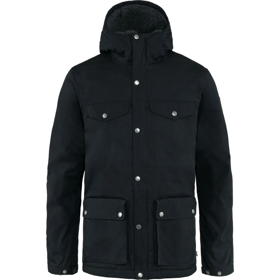 Black Fjällräven Brand Greenland Winter Jacket M