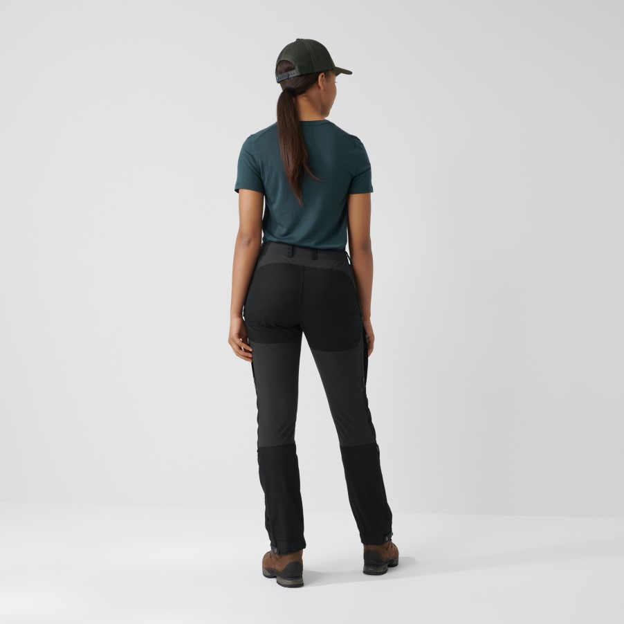 Fjällräven Keb Trousers W Reg Deep Forest-Laurel Green