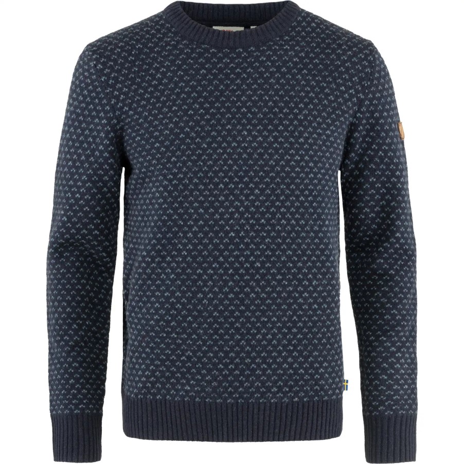 Övik Nordic Sweater M Dark Navy Fjällräven