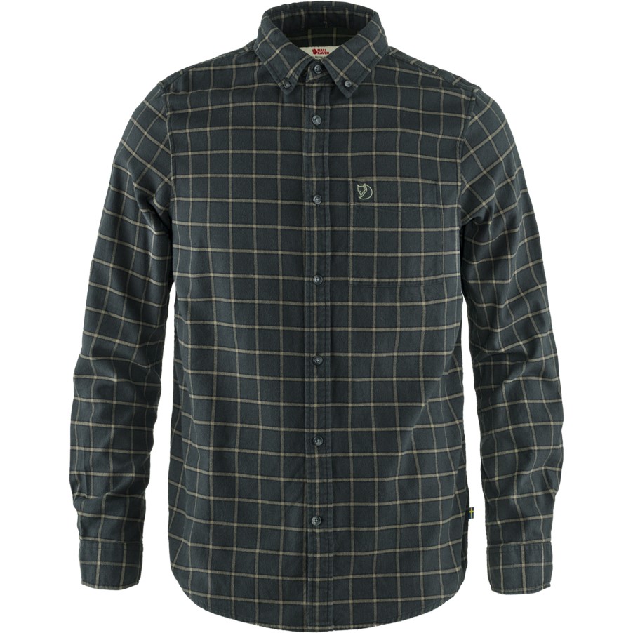 Fjällräven Dark Grey Övik Flannel Shirt M