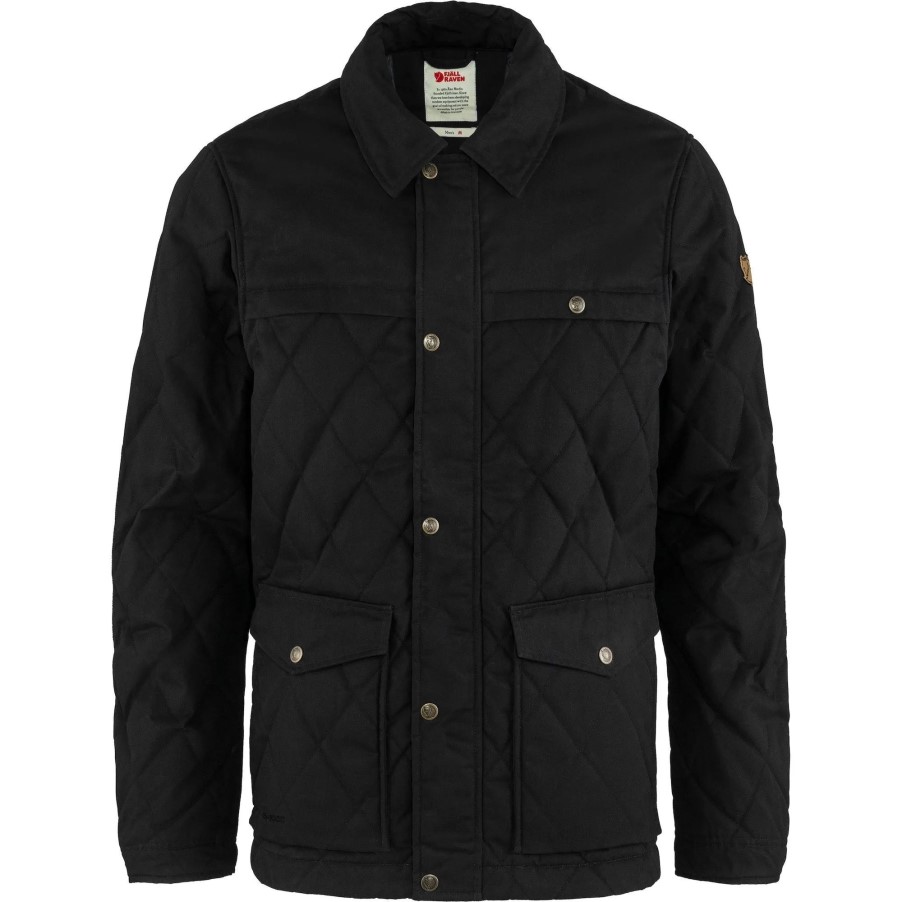 Övik Wool Padded Jacket M Fjällräven Brand Black