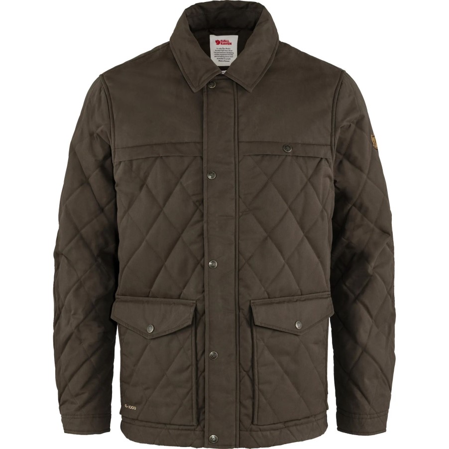 Dark Olive Fjällräven Brand Övik Wool Padded Jacket M
