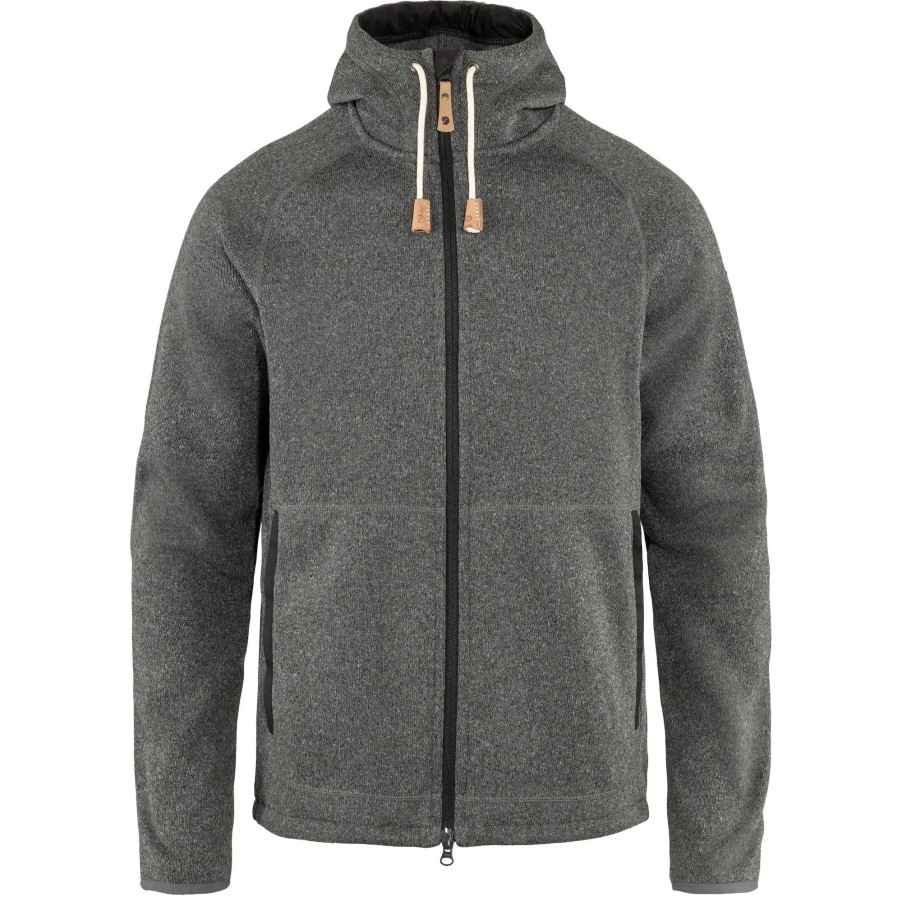 Övik Fleece Hoodie M Fjällräven Dark Grey
