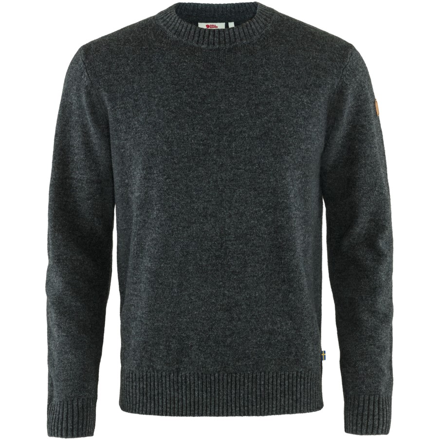 Fjällräven Dark Grey Övik Round-Neck Sweater M