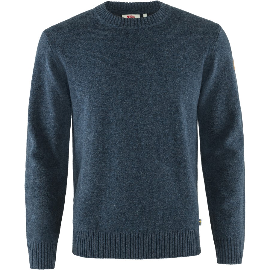Fjällräven Övik Round-Neck Sweater M Navy