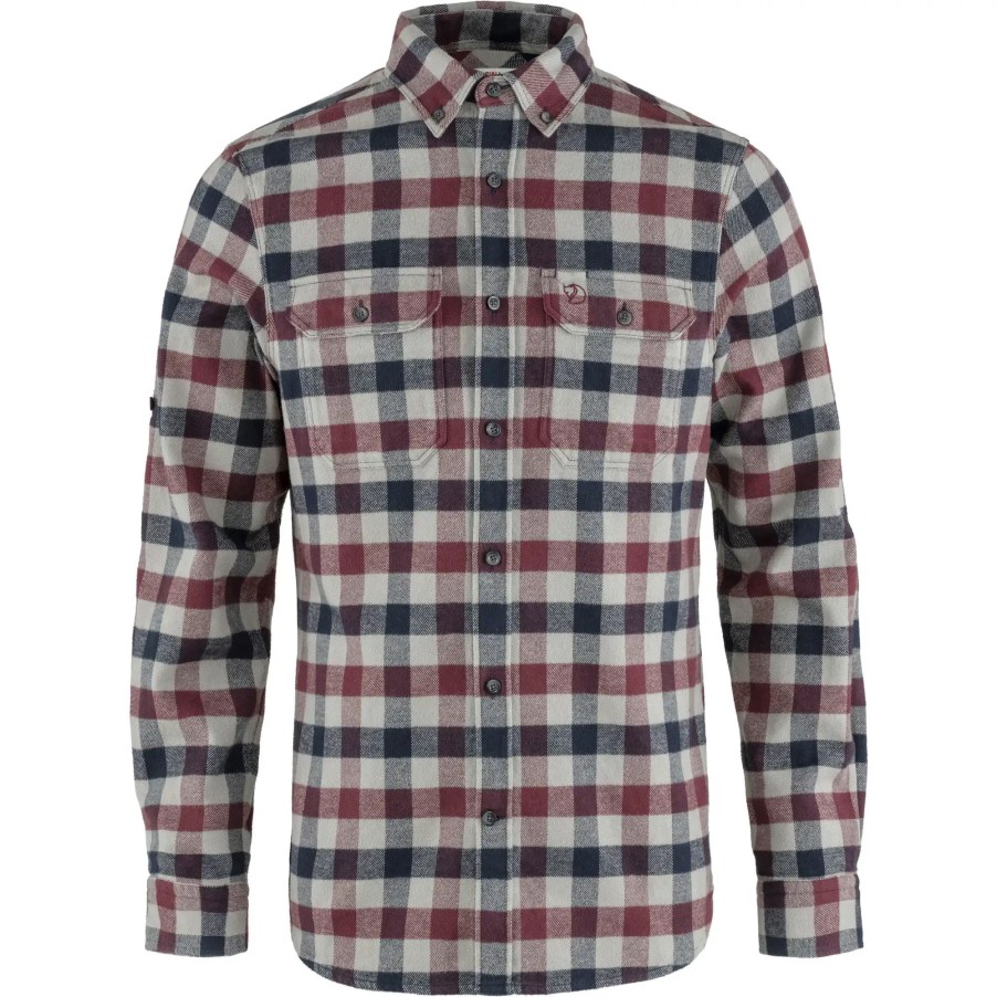 Skog Shirt M Dark Garnet-Fog Fjällräven
