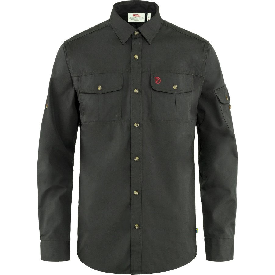 Dark Grey Singi Trekking Shirt Ls M Fjällräven