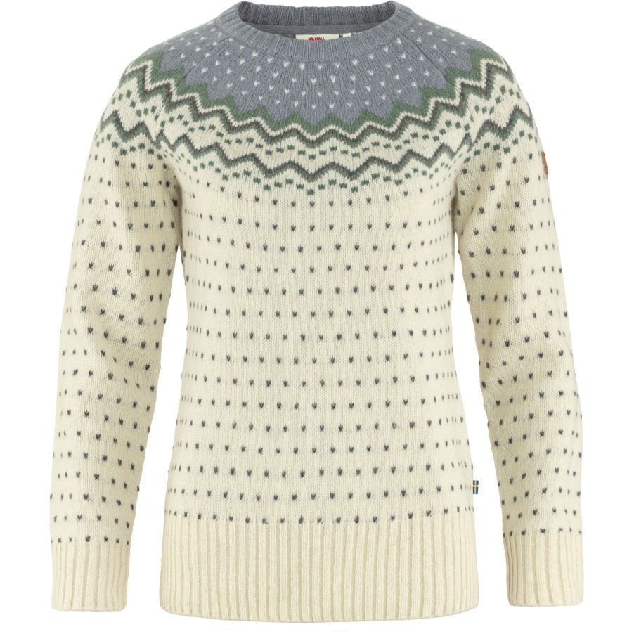 Övik Knit Sweater W Chalk White-Flint Grey Fjällräven