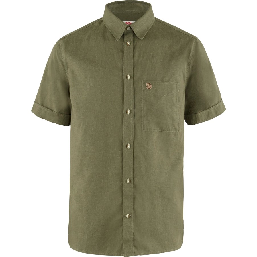 Fjällräven Green Övik Travel Shirt Ss M
