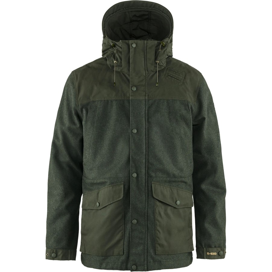 Deep Forest Fjällräven Värmland Wool Jacket M