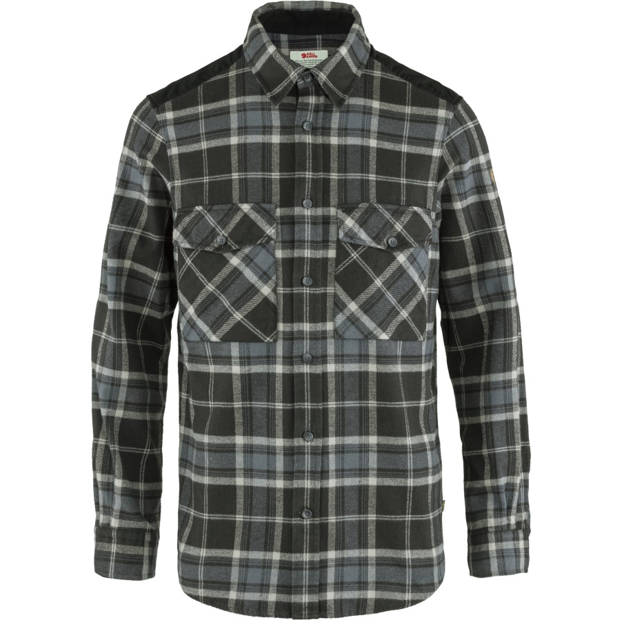Fjällräven Övik Twill Shirt M Black-Fog