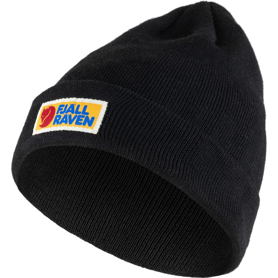 Fjällräven Black Vardag Classic Beanie