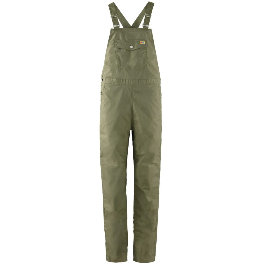Fjällräven Green Vardag Dungaree Trousers W