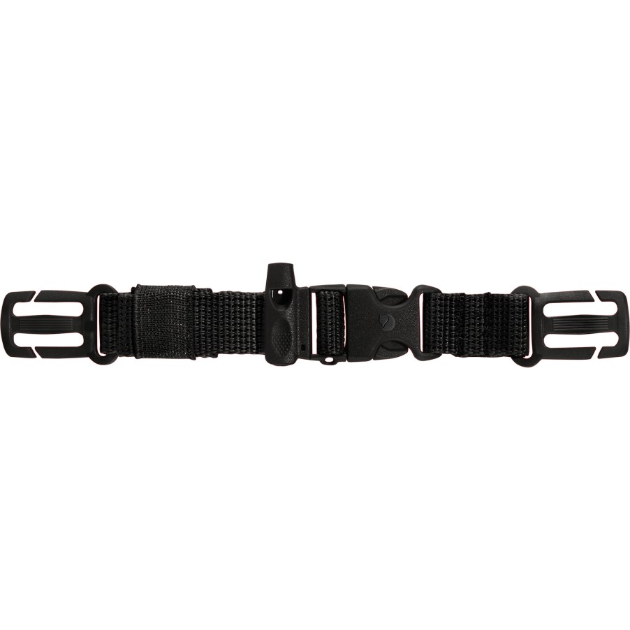 Fjällräven Black Kånken Chest Strap