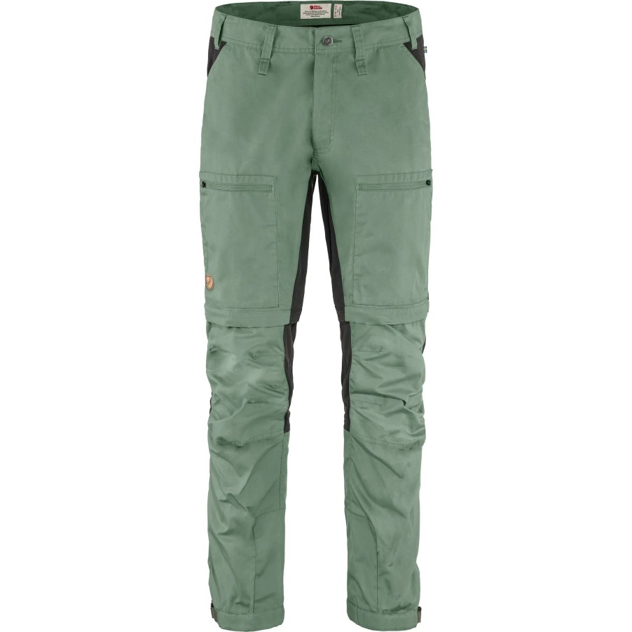 Abisko Lite Trekking Zip-Off M Reg Patina Green-Dark Grey Fjällräven