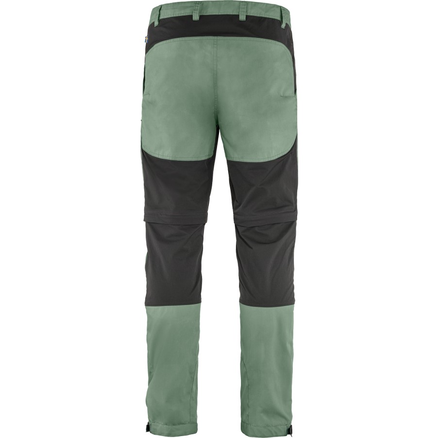 Abisko Lite Trekking Zip-Off M Reg Patina Green-Dark Grey Fjällräven