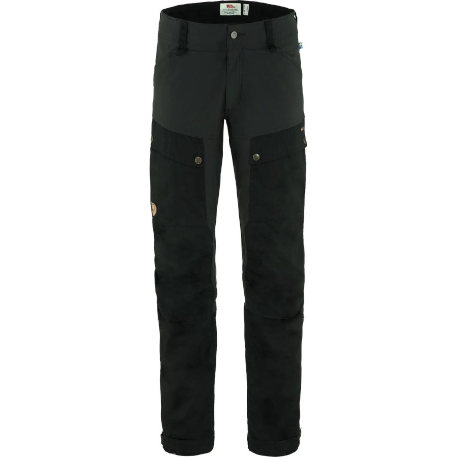 Black-Stone Grey Keb Trousers M Long Fjällräven