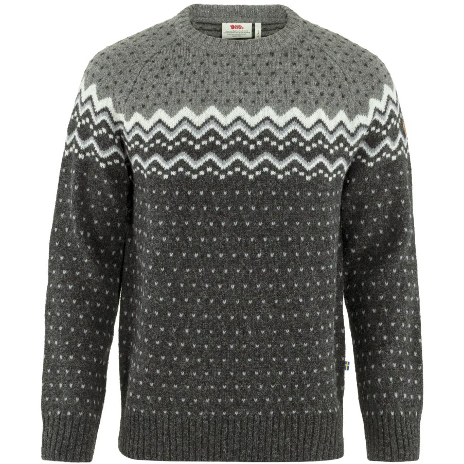 Fjällräven Övik Knit Sweater M Dark Grey-Grey