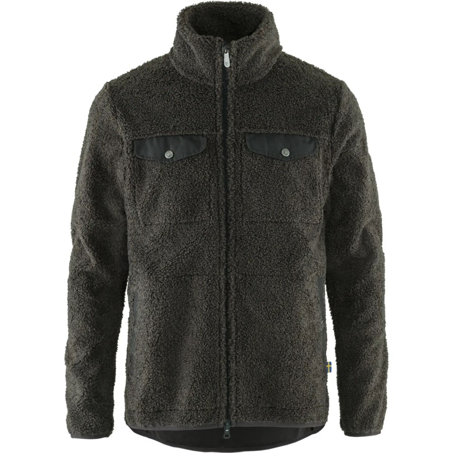 Fjällräven Dark Grey Greenland Pile Fleece M