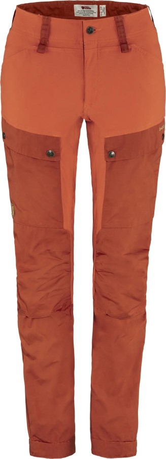 Keb Trousers Curved W Reg Cabin Red-Rowan Red Fjällräven