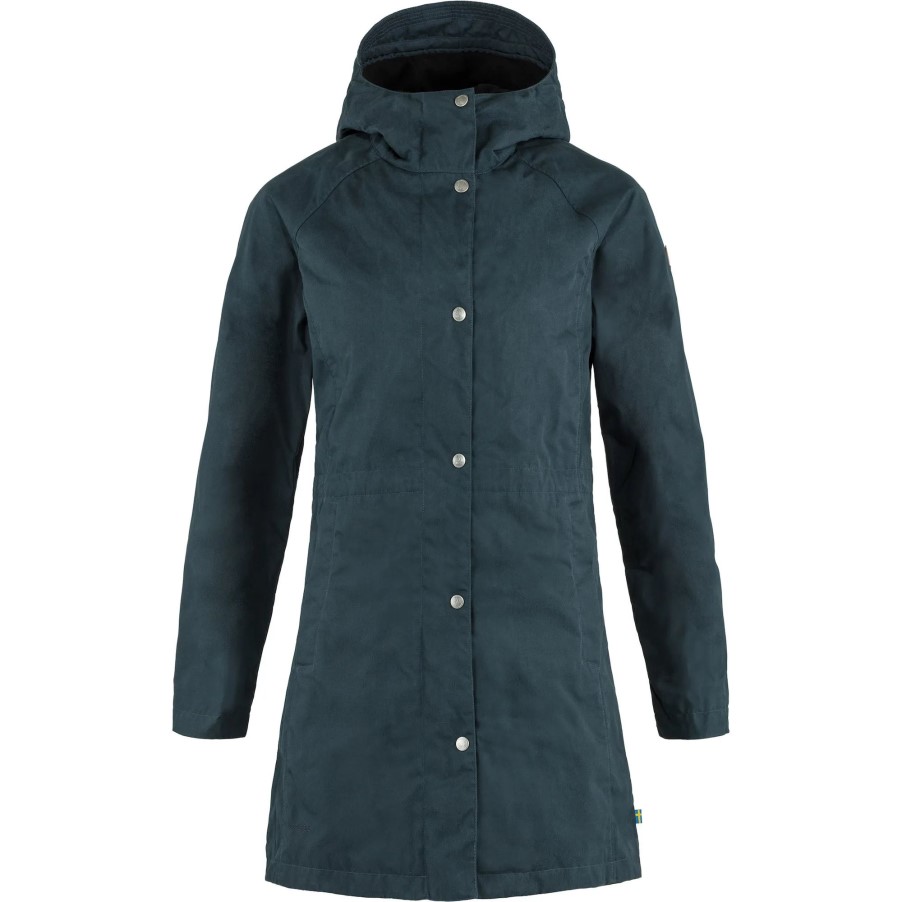 Fjällräven Brand Dark Navy Karla Hydratic Jacket W