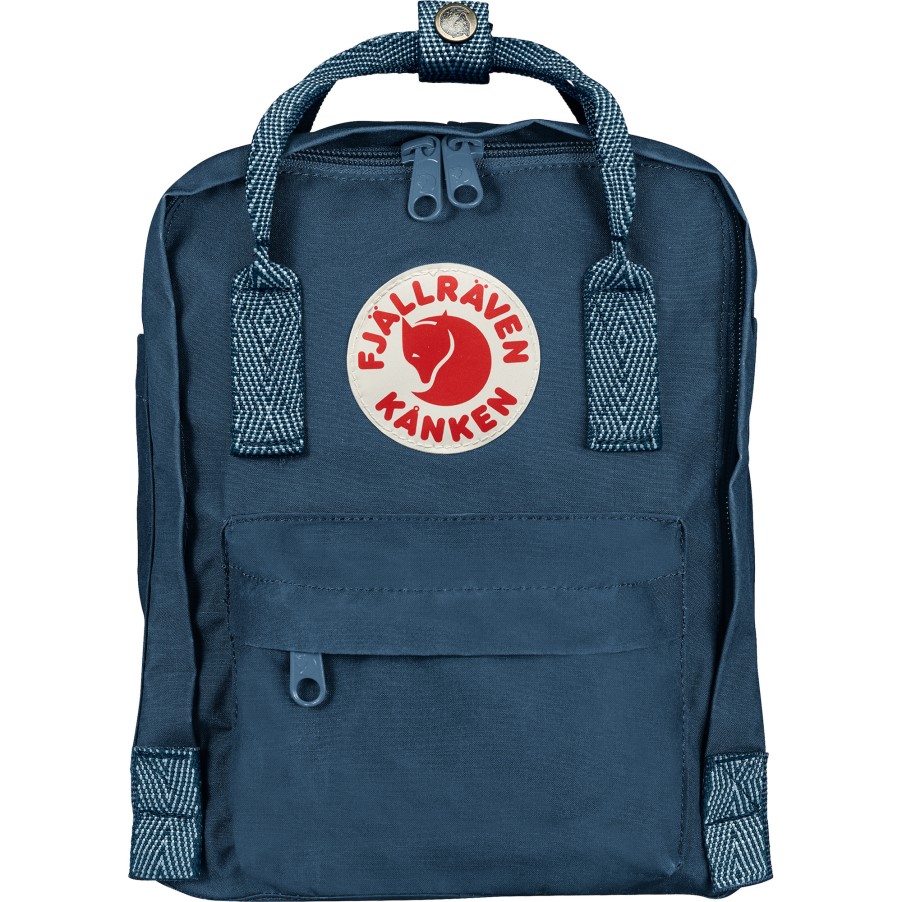 Fjällräven Brand Kånken Mini Royal Blue-Goose Eye